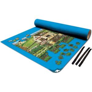 MasterPieces Accessories – Jumbo Jigsaw Puzzle Roll-Up Mat & Stow Box, 48″ x 36″, Fits 3000 Pieces(36×30)