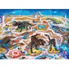 Masterpieces A-Maze-Ing 200 Piece Jigsaw Puzzle for Kids – Space Colony – 14″x19″(Dinosaur Museum)