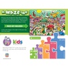 Masterpieces A-Maze-Ing 200 Piece Jigsaw Puzzle for Kids – Space Colony – 14″x19″(Toy Blocks)