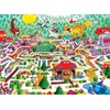 Masterpieces A-Maze-Ing 200 Piece Jigsaw Puzzle for Kids – Space Colony – 14″x19″(Toy Blocks)